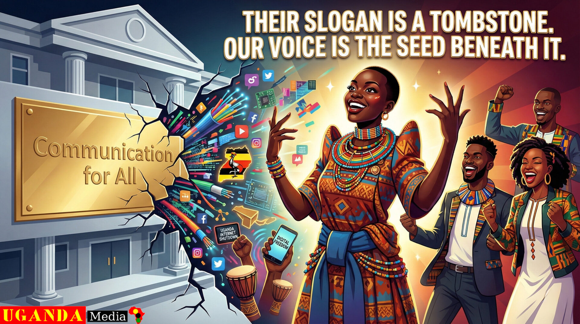 Uganda internet shutdown 2026 UCC directive