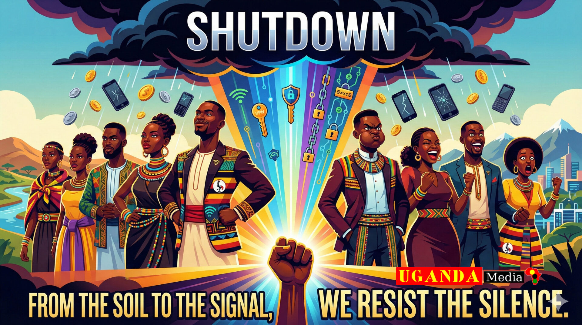 Uganda internet shutdown 2026 UCC directive